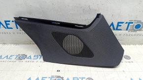 Ornament montan spate în spatele geamului dreapta sus, Audi E-Tron 19-23, negru, sub difuzor, Quattro