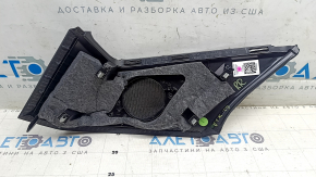 Накладка задней стойки за форточкой верхняя правая Audi E-Tron 19-23 черная, под динамик, Quattro