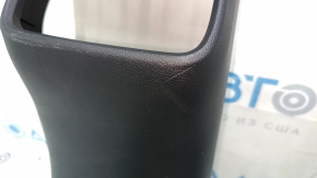 Ornamente console centrale spate Hyundai Elantra AD 17-20 negru, sub suporturi de pahare, zgârieturi,
