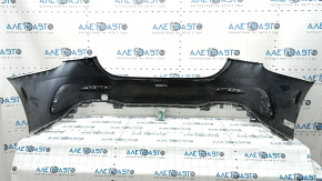Бампер задний голый Mercedes A-class V177 19-22 без парктроников, AMG pkg, белый, прижат