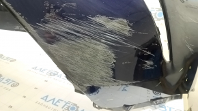 Bara față neperforată Toyota Venza 21-24 pentru senzori de parcare Limited, XLE, albastră 8X8, uzată, îndoită