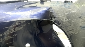 Bara față neperforată Toyota Venza 21-24 pentru senzori de parcare Limited, XLE, albastră 8X8, uzată, îndoită