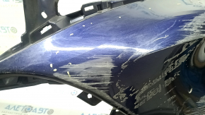 Bara față neperforată Toyota Venza 21-24 pentru senzori de parcare Limited, XLE, albastră 8X8, uzată, îndoită