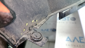 Bara față neperforată Toyota Venza 21-24 pentru senzori de parcare Limited, XLE, albastră 8X8, uzată, îndoită