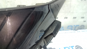 Решетка радиатора grill Toyota Venza 21-24 песок, трещины, царапины