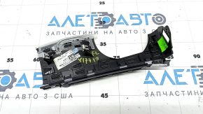 Накладка передней панели левая Mercedes A-class V177 19-22 серебро с подсветкой