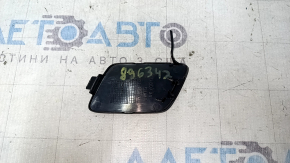 Заглушка буксировочного крюка переднего бампера Audi A6 C8 19-25 Китай, сломано крепление, царапины
