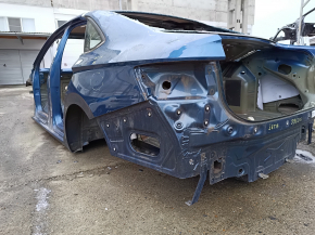 Четверть крыло задняя левая VW Jetta 19-26 на кузове, синяя, вмятинки
