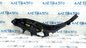Накладка порога задняя правая Mercedes A-class V177 19-22 черная, с заглушкой
