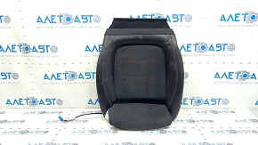 Tapițerie scaun șofer Mercedes Clasa A V177 19-22, piele neagră + Alcantara, cu cusături roșii, încălzită