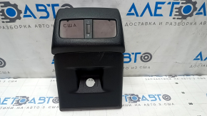 Накладка центральной консоли задняя Lexus ES300h ES350 13-18 черная 2 части