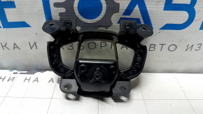 Ornamente negre pentru consola centrală superioară Jeep Renegade 15-17, sub butoane