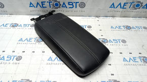 Подлокотоник Nissan Altima 19-25 кожа, черный, серая строчка