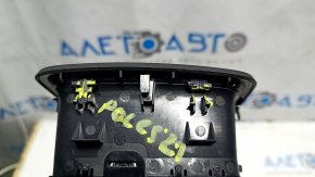 Дефлектор воздуховода центральной консоли Polestar 2 21-25 черный, с хром накладками, сломаны крепления