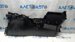 Накладка центральной консоли правая Mazda CX-9 16-23 черная, царапины