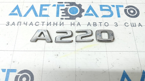 Inscripția emblemă A220 capac portbagaj Mercedes Clasa A V177 19-22