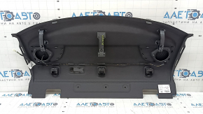 Полка задняя Mercedes A-class V177 19-22 черная под динамики, с накладками