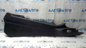 Накладка центральной консоли боковая правая Ford Edge 15-18 черная, царапины, погнута