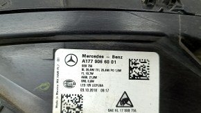 Фара передняя правая в сборе Mercedes A-class V177 19-22 LED, под полировку