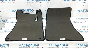 Комплект ковриков салона ткань Mercedes A-class V177 19-22 черная, AMG, под химчистку