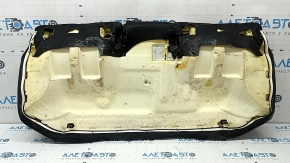 Pernă banchetă spate, rândul 2, Mercedes Clasa A V177 19-22, piele combinată cu Alcantara, neagră cu cusături roșii, șifonată, necesită curățare
