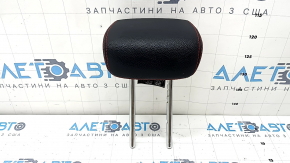Подголовник 2 ряда центральный Mercedes A-class V177 19-22 кожа черная с красной строчкой
