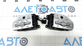 Кнопки управления на руле Mercedes A-class V177 19-22 хром, AMG pkg