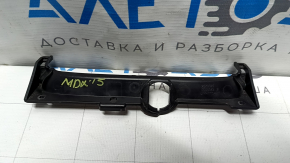 Накладка центральной консоли верхняя Acura MDX 14-20 черная, под подсветку