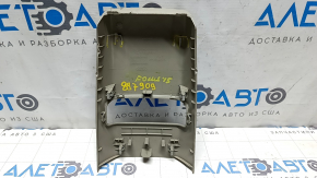 Накладка центральной консоли задняя Ford Focus mk3 15-18 рест, серая, надрывы, след от маркера