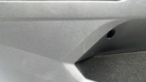 Panou ușă spate stânga pentru VW Tiguan 18-20, cotieră din piele neagră, inserție din plastic, cu mâner, zgârieturi