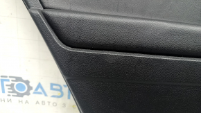 Panou ușă spate stânga pentru VW Tiguan 18-20, cotieră din piele neagră, inserție din plastic, cu mâner, zgârieturi