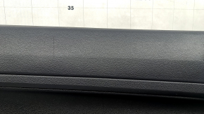 Panou ușă spate stânga pentru VW Tiguan 18-20, cotieră din piele neagră, inserție din plastic, cu mâner, zgârieturi