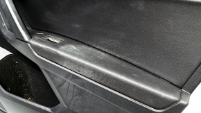 Panou ușă dreapta față negru pentru VW Tiguan 18-20, cotieră din piele neagră, inserție din piele, cu scârțâit, zgârieturi, strat de protecție al mânerului care se decojește, necesită curățare