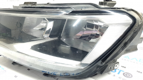 Фара передняя левая VW Tiguan 18-21 галоген, ДХО LED, песок, потёртость