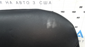 Обшивка спинки водительского сиденья VW Tiguan 18-21 кожа черная, с подогревом, под чистку