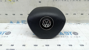 Подушка безопасности airbag в руль водительская VW Tiguan 18-21 черная, ржавый пиропатрон