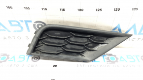 Нижняя решетка переднего бампера правая VW Tiguan 18-21 структура, песок