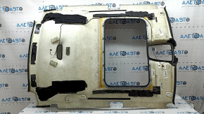 Обшивка потолка Audi A5 F5 18-25 5D под панораму, черная, залом, оплавлена