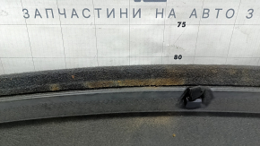 Пол багажника VW Tiguan 18-20 черный под 3 ряда, под чистку, без накладки