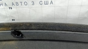 Пол багажника VW Tiguan 18-20 черный под 3 ряда, под чистку, без накладки