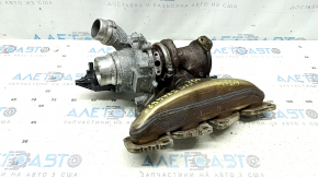 Турбина в сборе с коллектором Mercedes A-class V177 19-22 M260 57к, контакт с водой