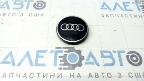 Центральный колпачок на диск Audi A5 F5 21-25 61.5/56мм, черный глянец