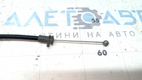 Трос открывания замка капота Audi A5 F5 17-24 передняя часть, с крышкой, сломана защелка
