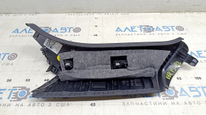 Накладка задней стойки перед форточкой верхняя левая Audi E-Tron 19-23 черная, Quattro