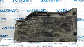 Защита днища левая Audi A5 F5 18-18 5D прижата, затерта