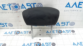 Подголовник 2 ряда центральный Audi A5 F5 20-25 5D кожа черная с серой строчкой, замят