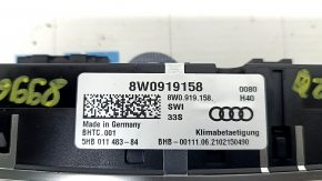 Управление климат-контролем заднего ряда Audi A5 F5 18-25 потерто стекло
