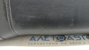 Подушка заднего сиденья 2 ряд Audi A5 F5 20-25 5D кожа черная с серой строчкой, примята