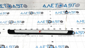 Накладка порога внешняя передняя правая Audi A5 F5 17-24 5D S-line, с подсветкой, фишка окислена, рабочая, царапины