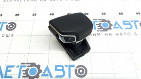 Ручка КПП Audi A5 F5 20-25 с верхней накладкой, кожа черная